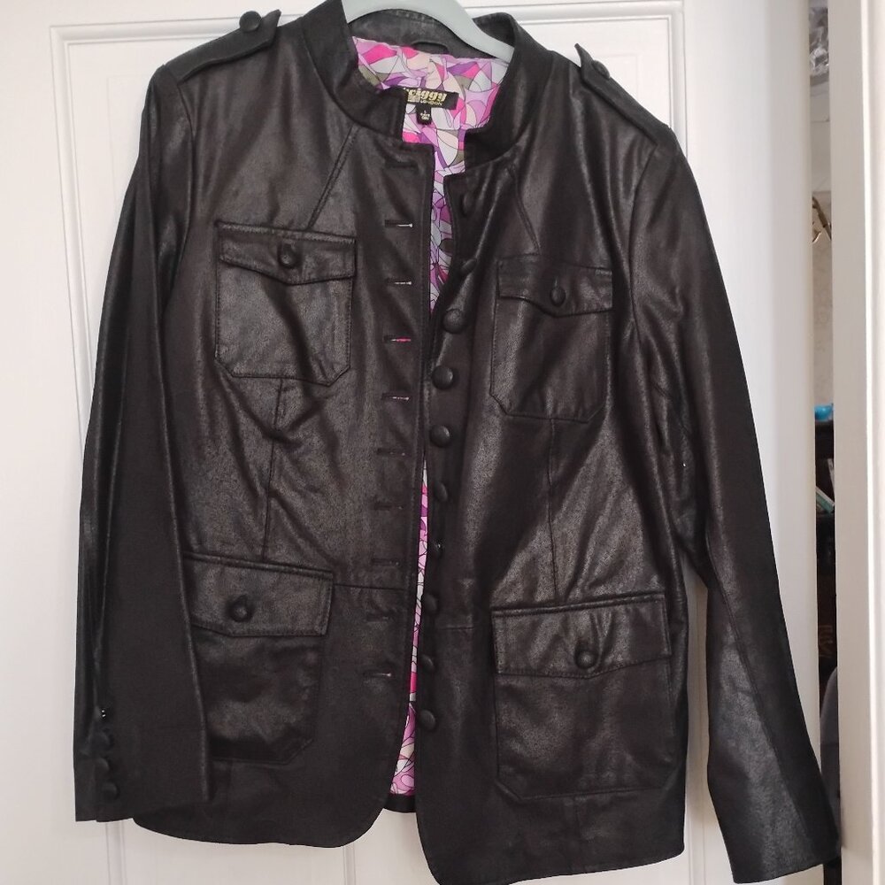 Twiggy London Leather Jacket